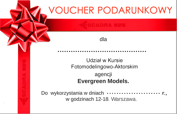 Voucher na Kurs Fotomodelingoo-Aktorski